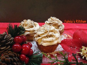 Cupcakes natalizi alla Nutella