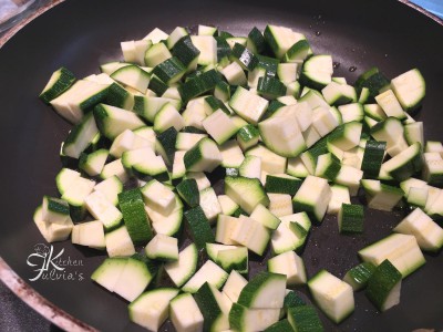 Flan di zucchine e mozzarella