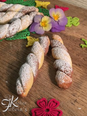 Biscotti trecce bicolori - per colazioni e merende da sogno