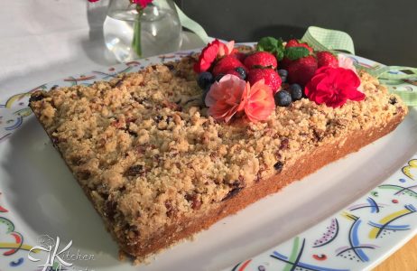 Crumble cake – Torta sbriciolata ai frutti rossi